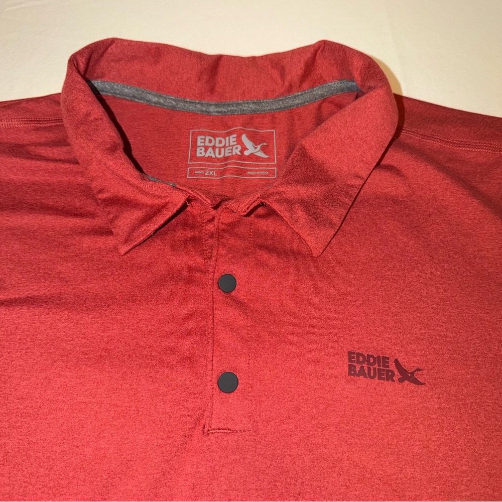 Eddie Bauer Men's Polo in Rich Red